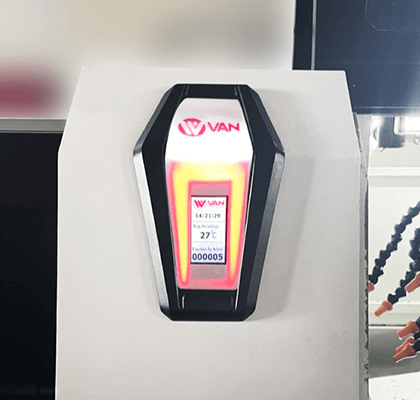 OIL HEAT AND PARTS COUNT DISPLAY